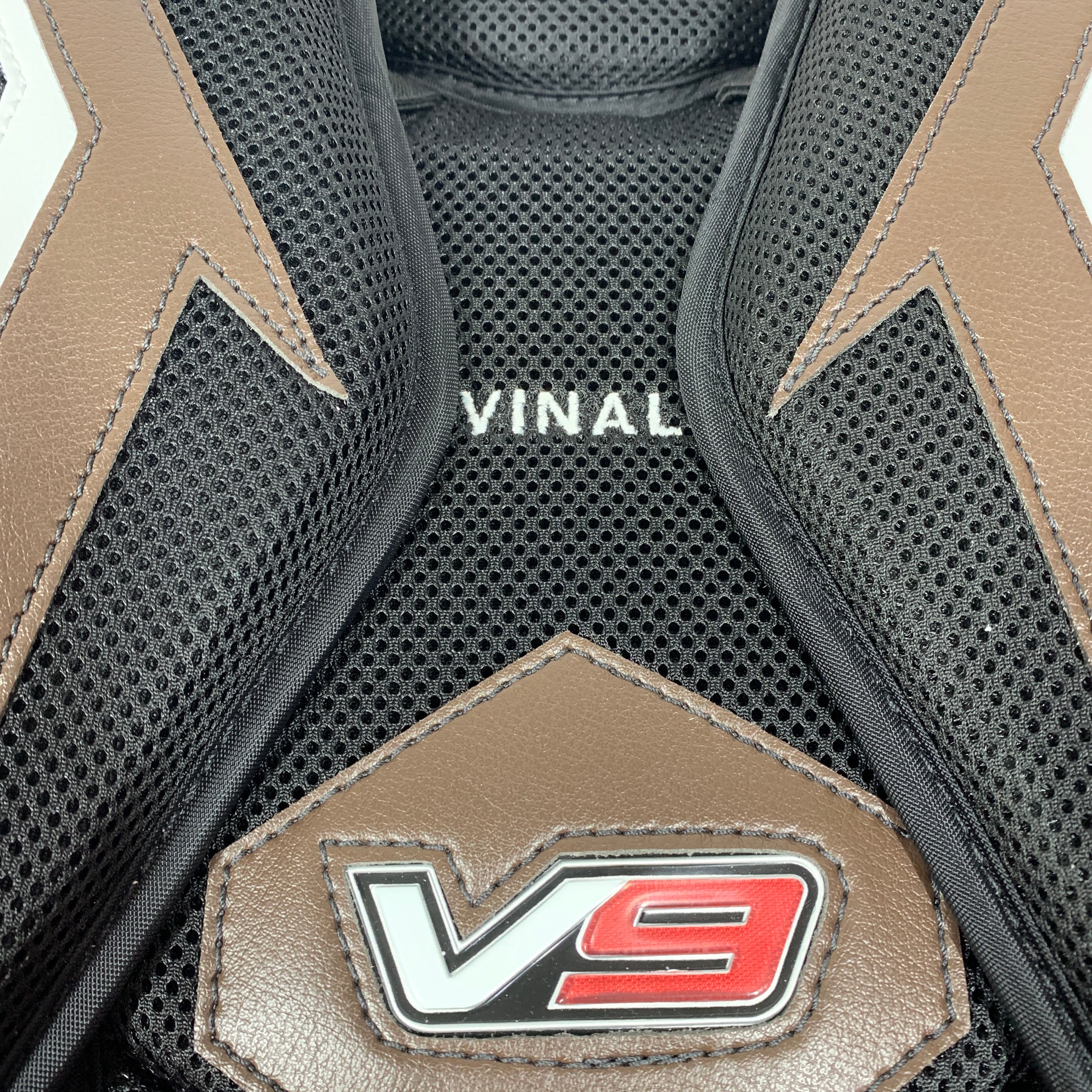 Vaughn Velocity V9 - New Pro Stock Goalie Chest Protector (Black/Brown)